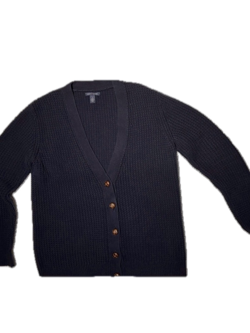 Tommy Hilfiger Navy Blue Men's Knit Cardigan Sweater Size M